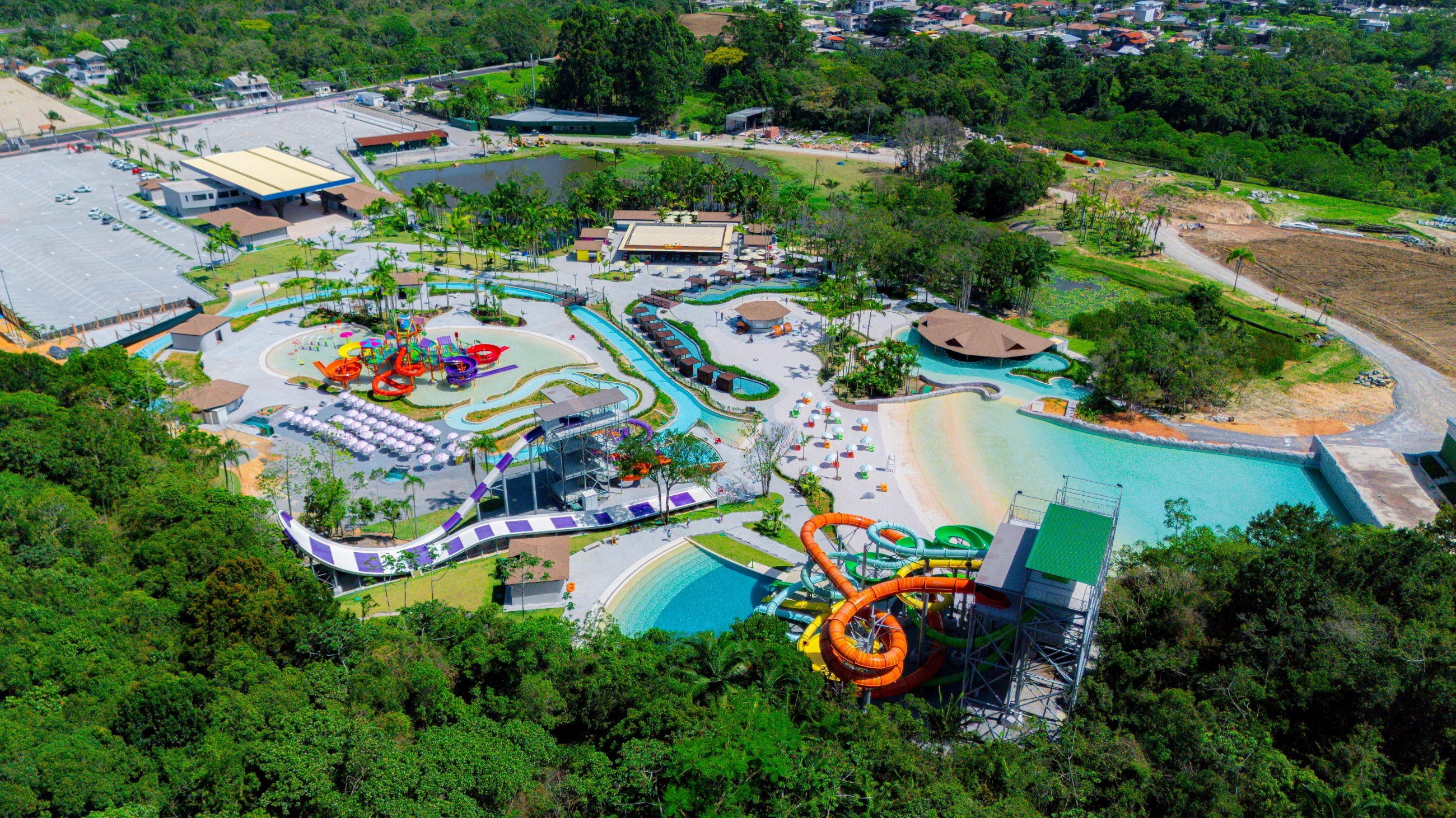 Vista aérea do Multiparque.