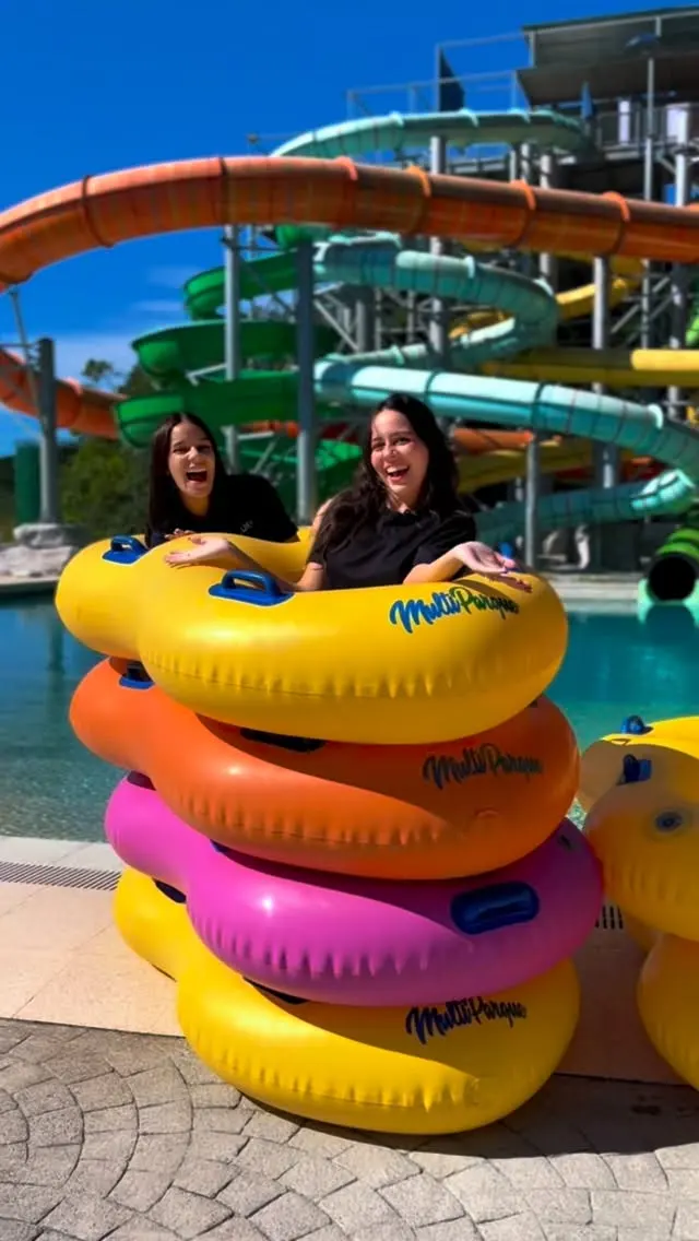 Post do Instagram mostrando uma das atrações do parque.